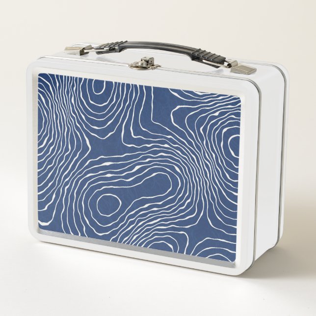 Lunch Box Impression topographique biologique de la ligne te (Devant)