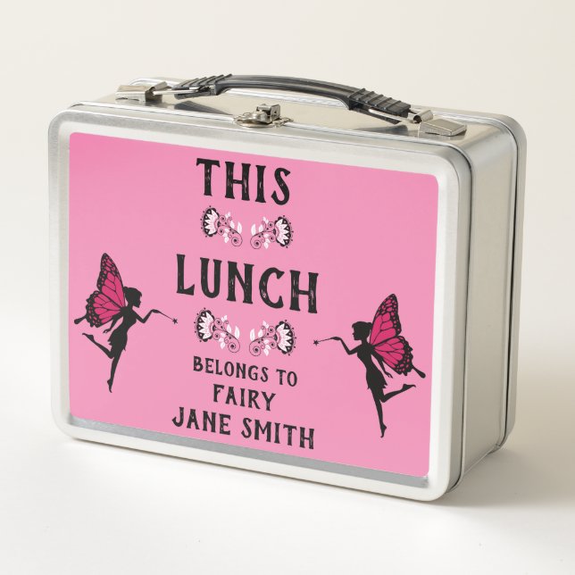 Lunch Box Imprimer Motif Princesse Fairy (Devant)