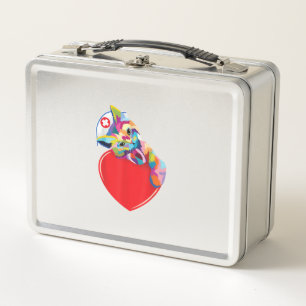 Lunch Box Infirmière Chat Chemise Femmes Hommes Amoureux des