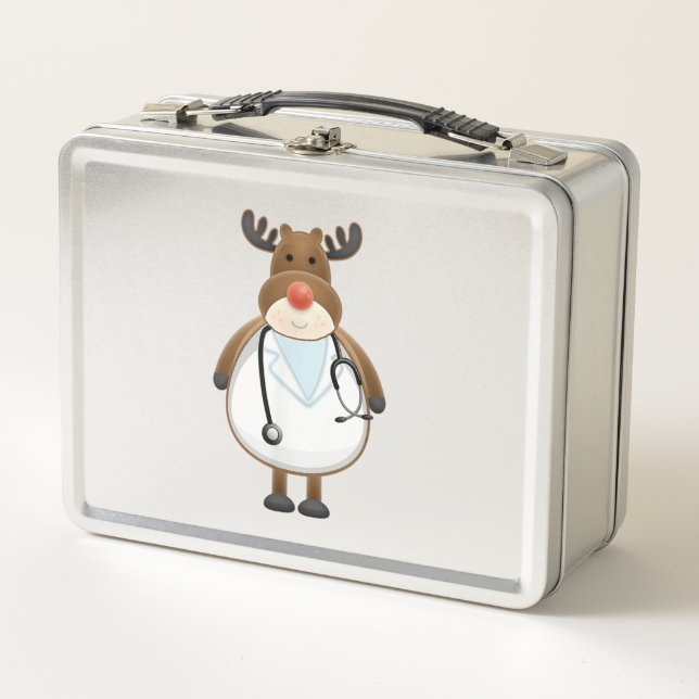 Lunch Box Infirmière de rennes Médicale avec stéthoscope (Devant)