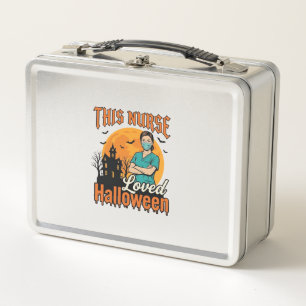 Lunch Box Infirmière d'Halloween Aimait Halloween Vintage Ép