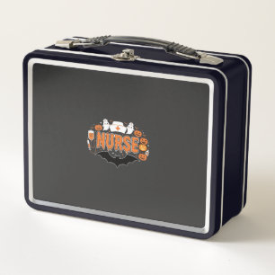 Lunch Box Infirmière d'Halloween Citrouille qui dégouline Fa