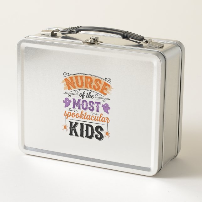 Lunch Box Infirmière d'Halloween Spooktacular Enfants Design (Devant)