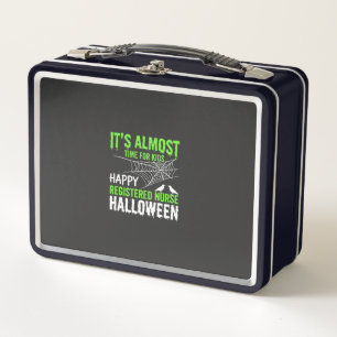 Lunch Box Infirmière diplômée Halloween Toile d'araignée et