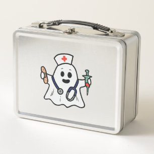 Lunch Box Infirmière Ghost Scrub Costume Halloween Pour Infi