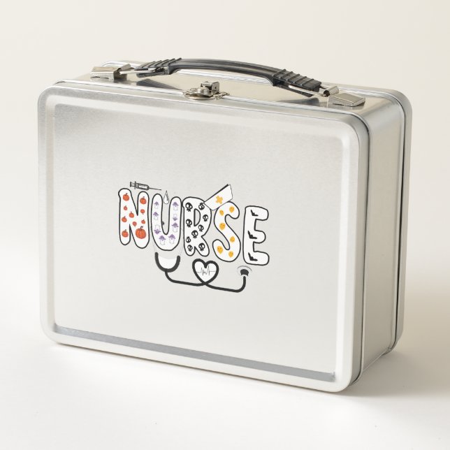Lunch Box Infirmière Halloween Funny Fantôme halloween infir (Devant)