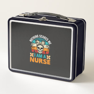 Lunch Box Infirmière Halloween Rien Ne Me Fait Peur Crâne