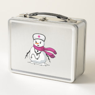Lunch Box Infirmière motoneige drôle avec stéthoscope