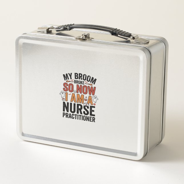 Lunch Box Infirmière praticienne de Halloween balai cassé vi (Devant)