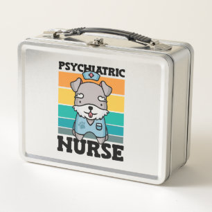 Lunch Box Infirmière psychiatrique Amoureux des chiens Journ