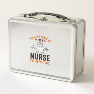 Lunch Box Infirmière Vintage Fantôme Tu Ne Me Fais Pas Peur