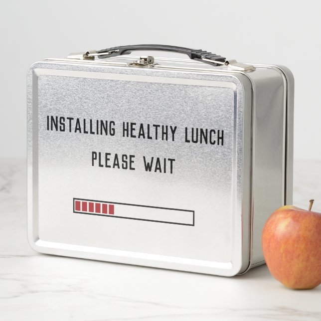 Lunch Box Installation d'un repas sain Veuillez patienter pe (En situation)