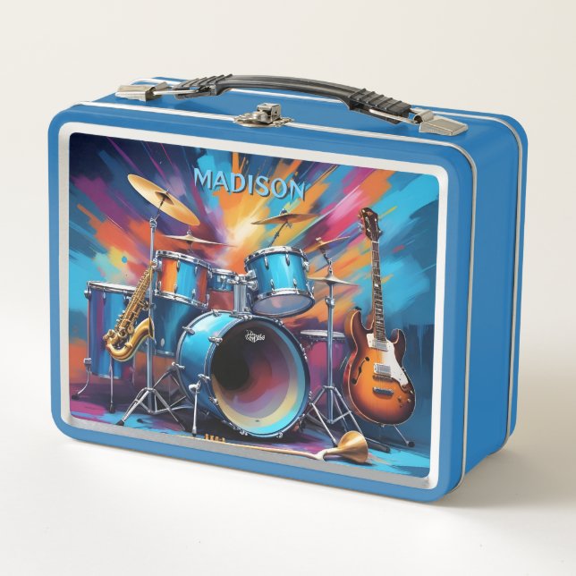 Lunch Box Instruments de musique de nom personnalisé (Devant)