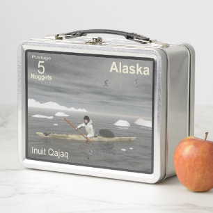 Lunch Box Inuit Kayak - Postage en Alaska