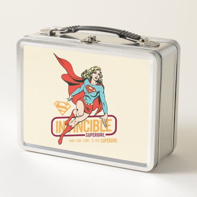 Lunch Box Invincible Supergirl Retro Graphic (Devant)