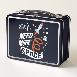 Lunch Box J'Ai Besoin De Plus D'Astronomie Spatiale Punny Ki
