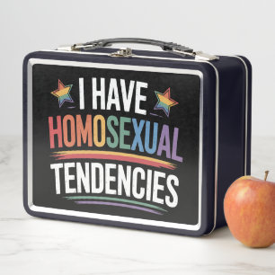 Lunch Box J'ai des tendances homosexuelles Fierté LGBTQ Arc-