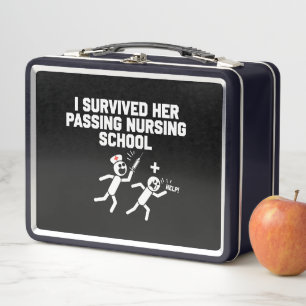 Lunch Box J'ai survécu à son passage à l'école d'infirmières