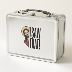 Lunch Box J'ai vu ce design graphique religieux drôle Peek_1