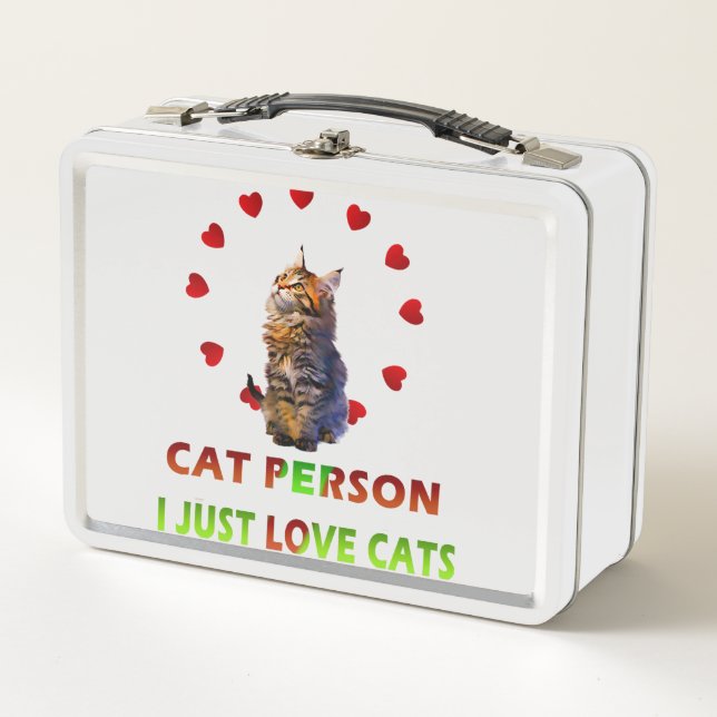 Lunch Box j'aime mon chat (Devant)