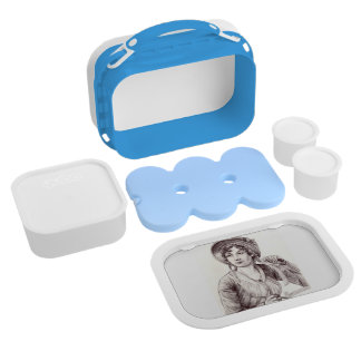 Lunch Box Jane Austen avec un panier-repas de sourire