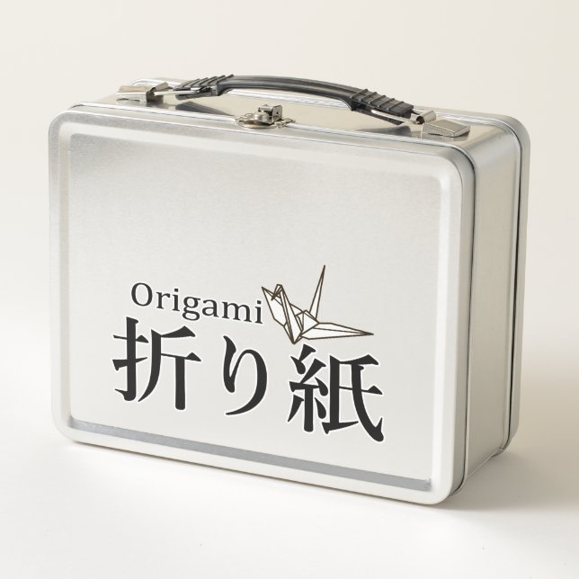 Lunch Box Japanese Origammi Tsuru Crane (Devant)