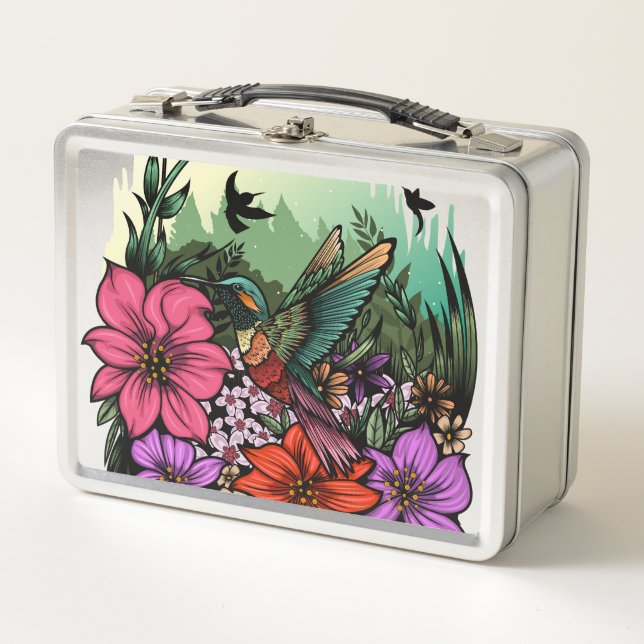 Lunch Box Jardin des colibris (Devant)