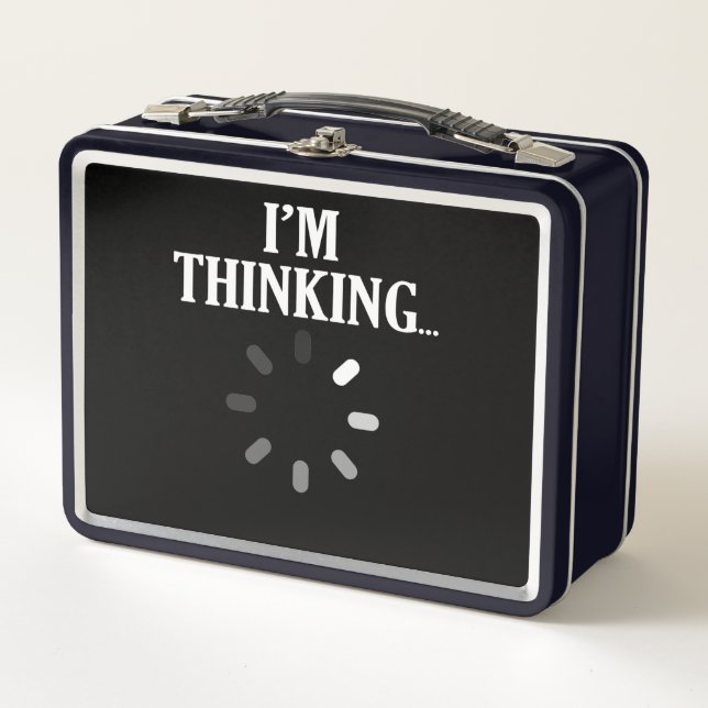 Lunch Box Je pense programmeur informatique informatique (Devant)