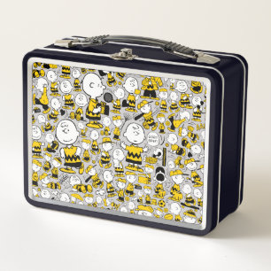 Lunch Box Je Suis Charlie Motif Brown