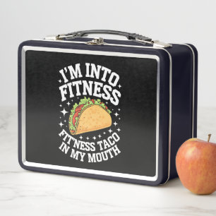 Lunch Box Je suis dans le fitness Fitness Taco dans ma bouch
