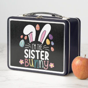 Lunch Box Je suis la soeur Bunny Easter Family Matching