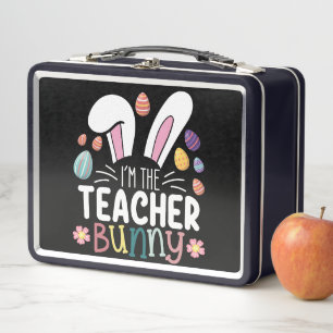 Lunch Box Je suis le lapin enseignant Pâques Matching