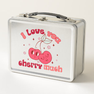 Lunch Box Je T'Aime Beaucoup Cherry   Cute & Punny Cherry