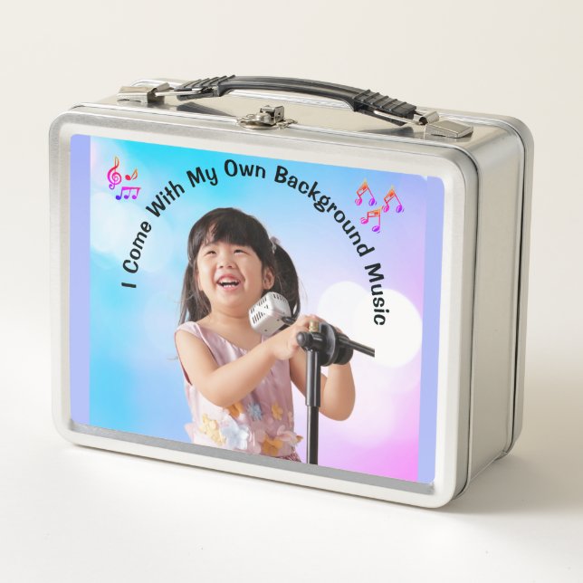 Lunch Box Je viens avec ma propre musique de fond (Devant)