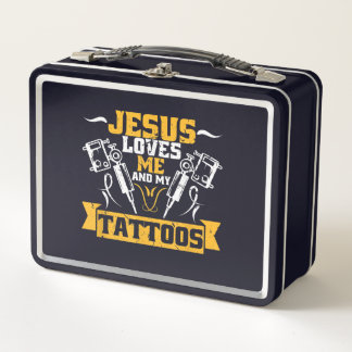 Lunch Box Jésus amour | Jésus M'Aime Et Mes Tatouages