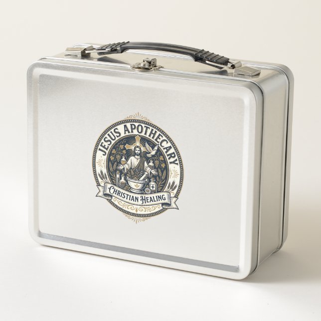Lunch Box Jésus Apothicaire Guérison Chrétienne Jésus Apothi (Devant)