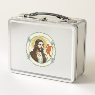 Lunch Box Jésus confus tendance virale de danse silhouette v