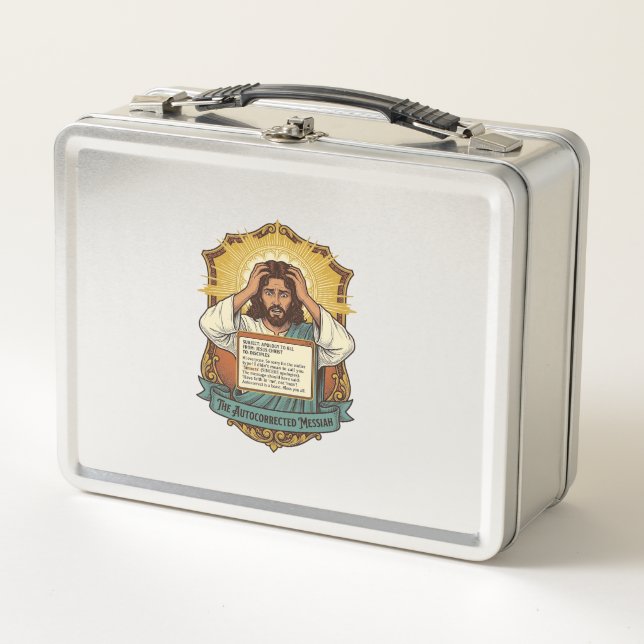 Lunch Box Jésus E-mail Typo Correction Automatique Désastre  (Devant)