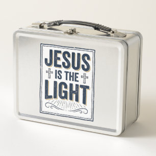 Lunch Box Jésus Est La Lumière Chemise Chrétienne Vintage