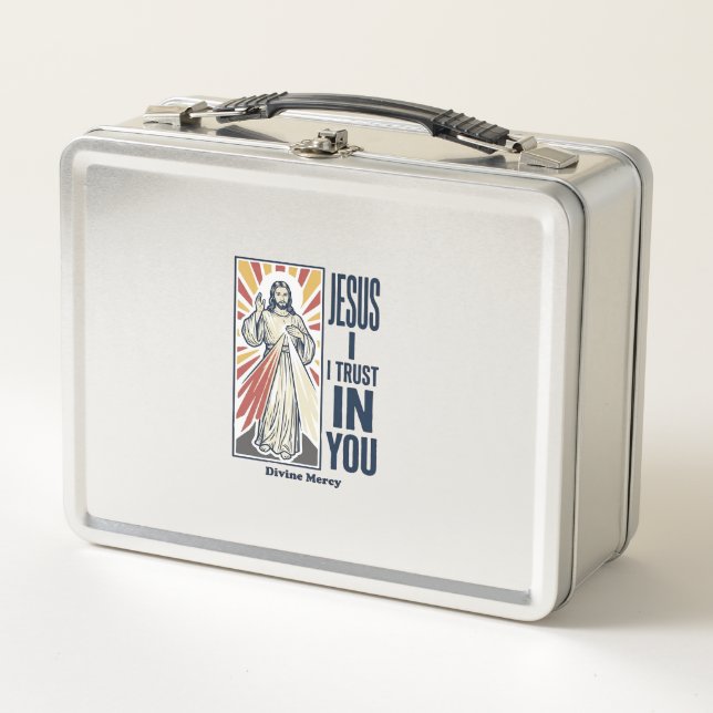 Lunch Box Jésus, j'ai confiance en toi Conception de chemise (Devant)