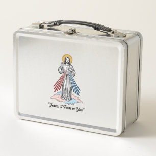 Lunch Box Jésus, j'ai confiance en toi, design de t-shirt vi