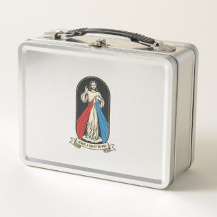 Lunch Box Jésus miséricorde divine vintage