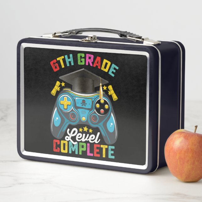 Lunch Box Jeu de niveau 6e année de fin d'études Gamer (En situation)
