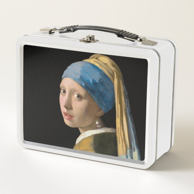 Lunch Box Johannes Vermeer - Fille avec une oreille perle (Devant)