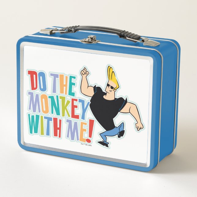 Lunch Box Johnny Bravo - Faites Le Singe Avec Moi ! (Devant)