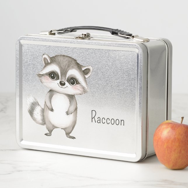 Lunch Box Joli animal raton laveur (En situation)