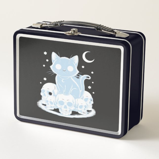 Lunch Box Joli chaton d'Halloween Chat gothique Essenti (Devant)