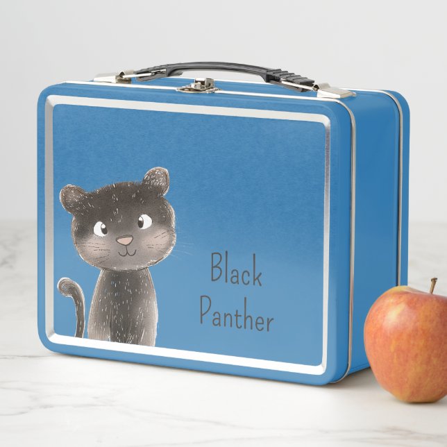 Lunch Box Joli Douce Panthère Animal (En situation)