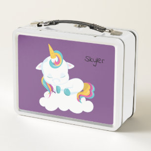Lunch Box Joli Licorne de Dessin Animé Endormi