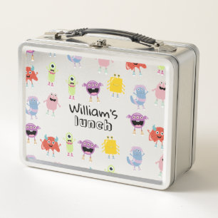 Lunch Box Joli Monstres colorés Funny Kids School